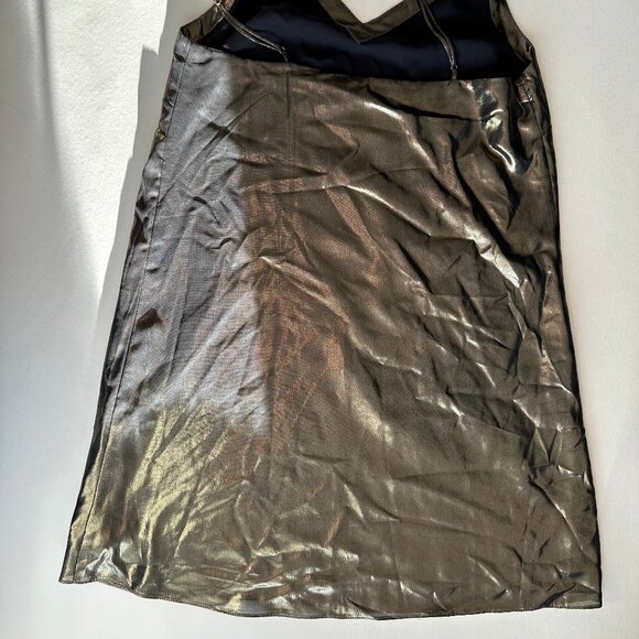 Aritzia Wilfred Stunning Gold Slip Dress - Picture 2 of 4